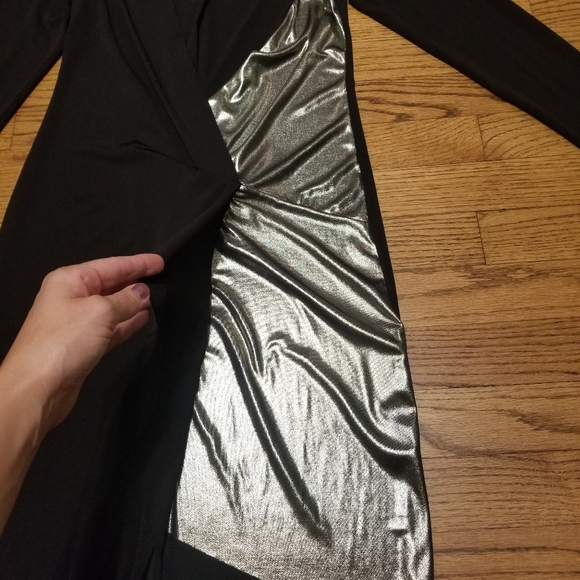 Zara asymmetric long sleeve dress - Picture 3 of 10